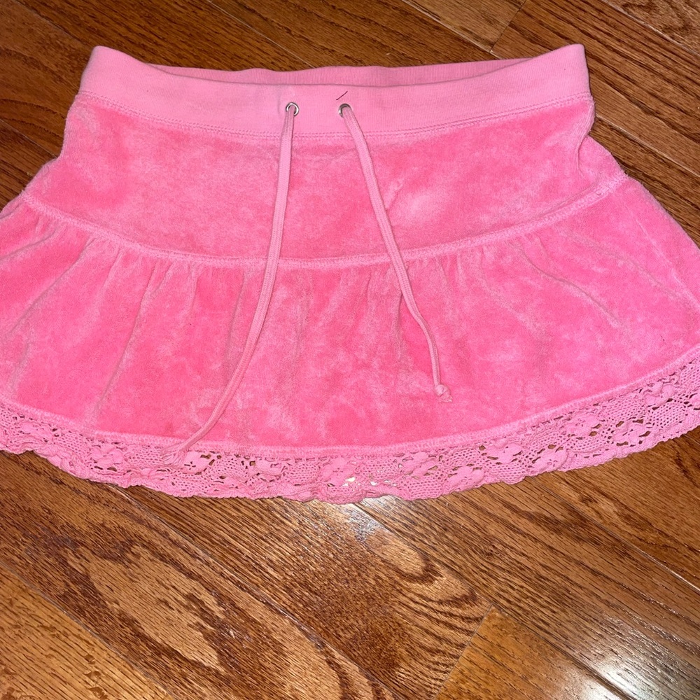 Juicy Couture terry mini skirt